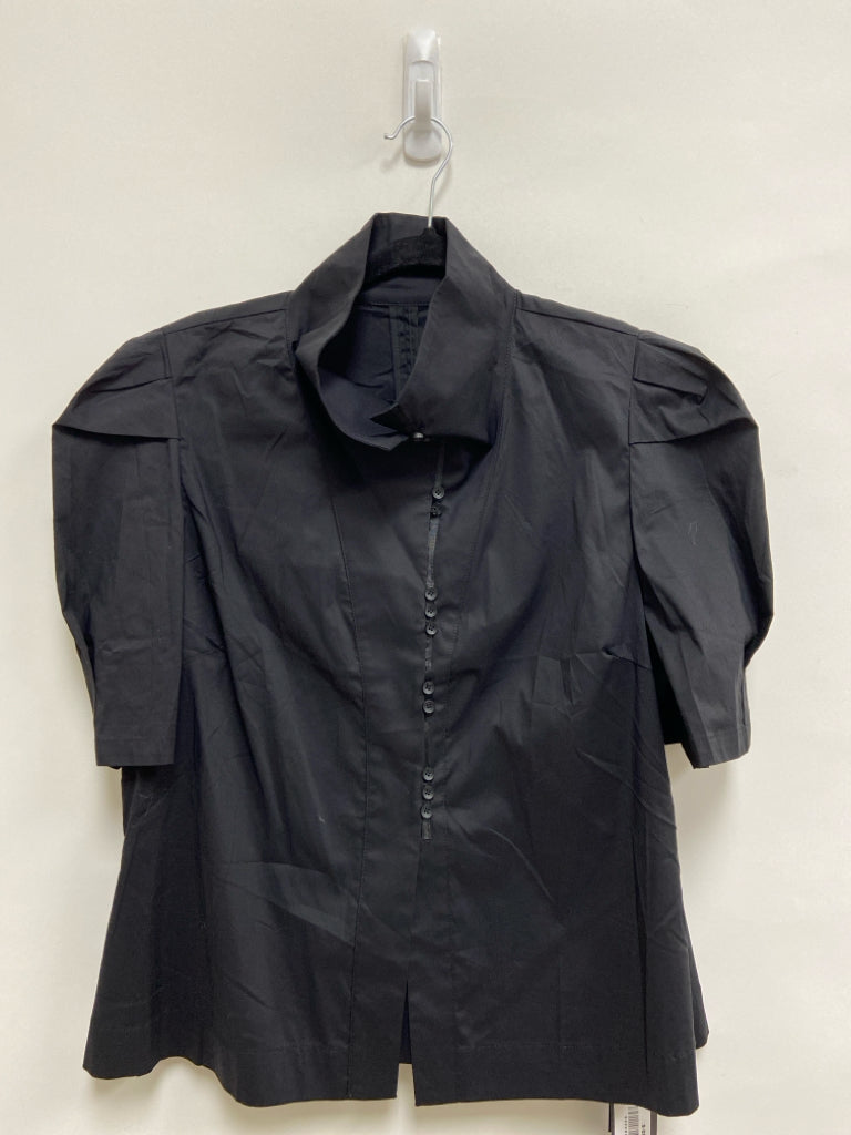 NWT Size 2X Black Puff Sleeve Plus Size Top