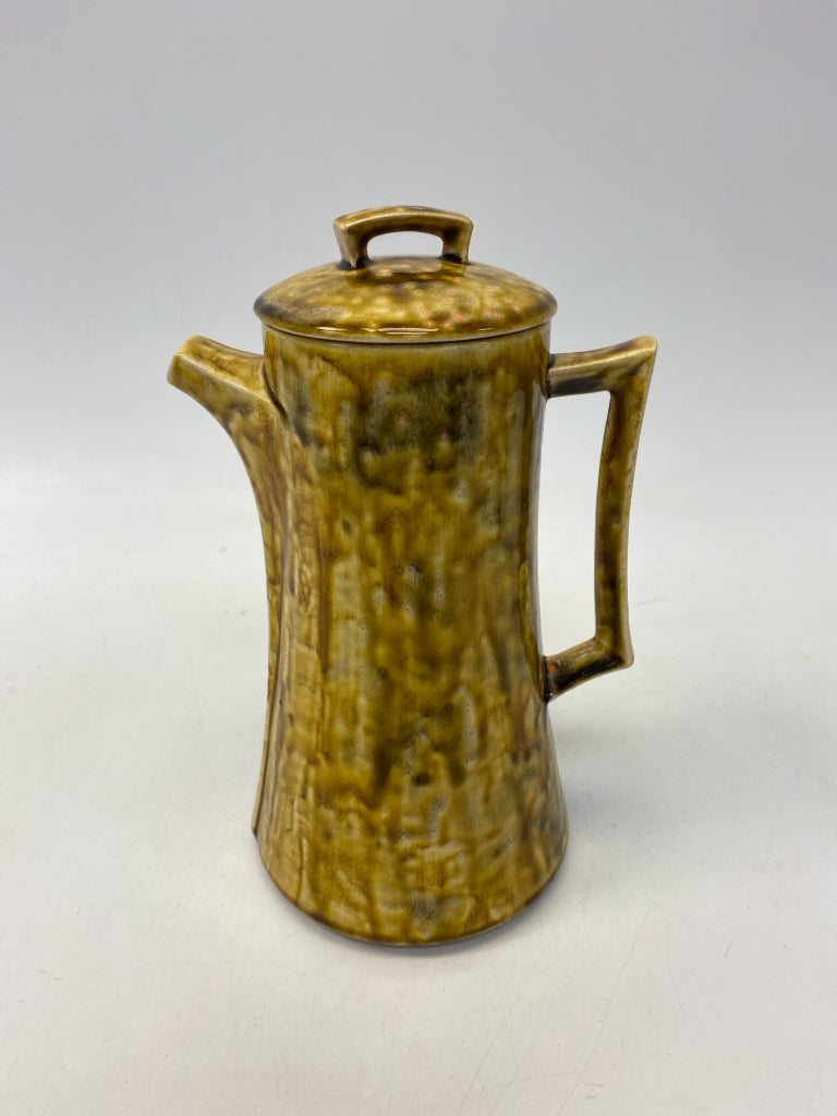 Gold Brown Mottled Pottery