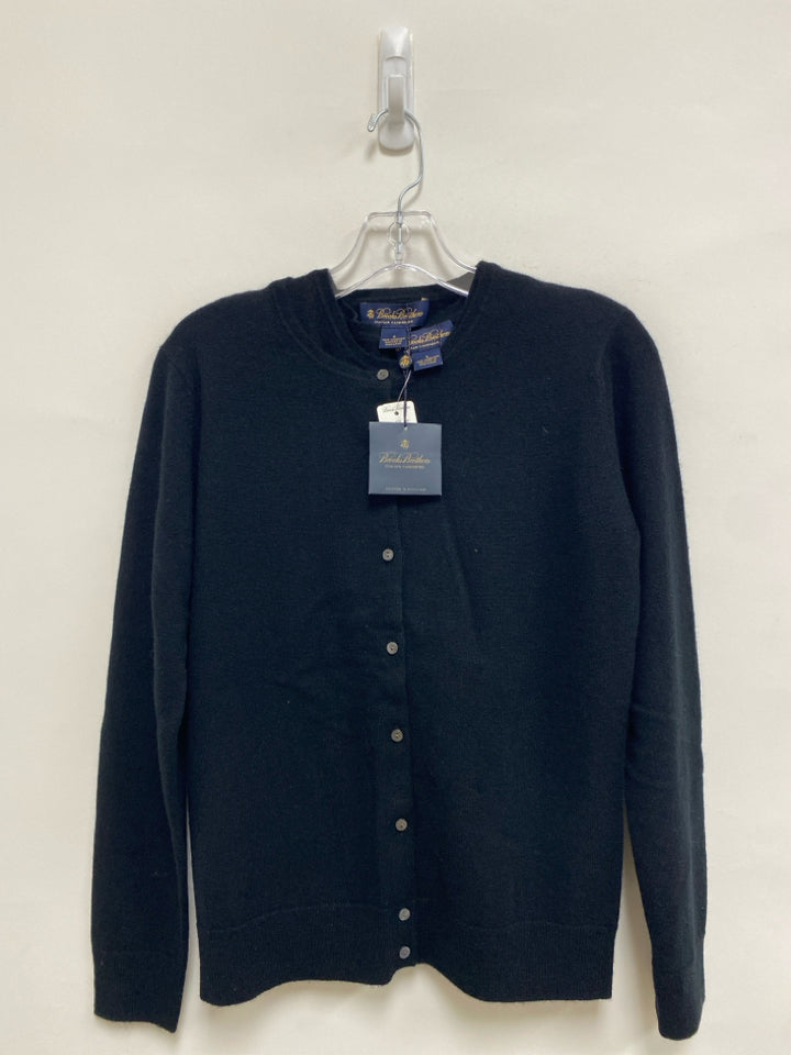 NWT Brooks Brothers Size S Black Cardigan Ladies Sweater