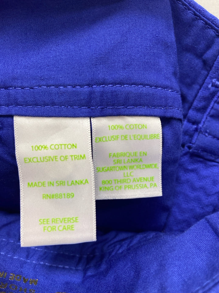 NWT LILLY PULITZER Size 0 Royal Blue Texture Ladies Shorts