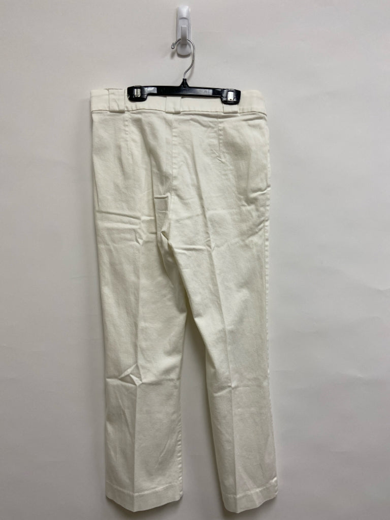 NWT LILLY PULITZER Size 8 White Cropped Ladies Pants