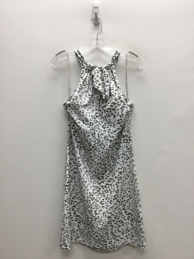 NWT Tommy Bahama Size S White Sage Animal Print Sleeveless Ladies Dress