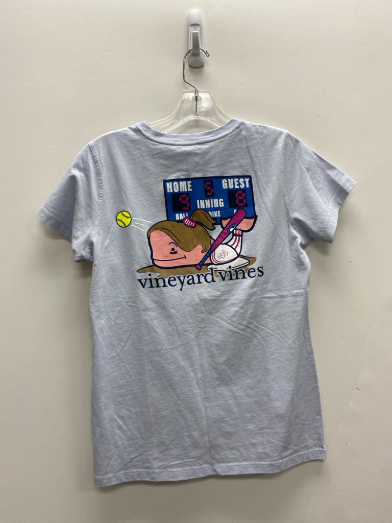 NWT Vineyard Vines Size XS Pale Blue Whale Ladies Top