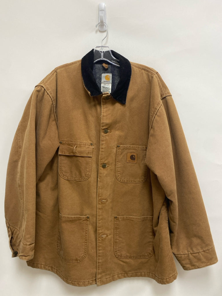 Carhartt Size XL Brown Button Up Men&