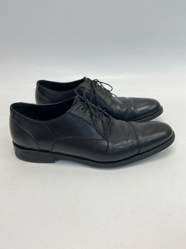 Ferragamo Size 9.5 2E Black Dress Shoe w/Dust Bag