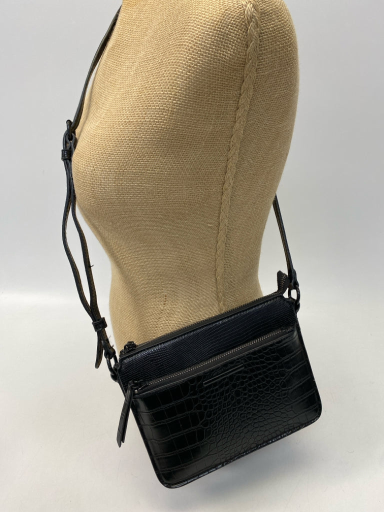 Aldo Black Embossed Crossbody
