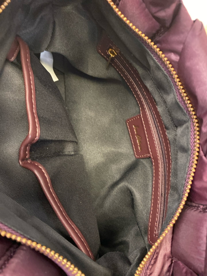 NWT Sam Edelman Dark Plum Nylon Crossbody
