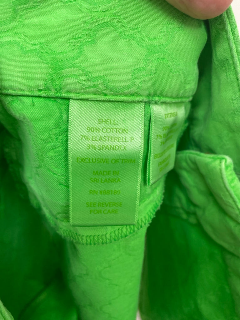 LILLY PULITZER Size 2 Lime Green Ladies Shorts