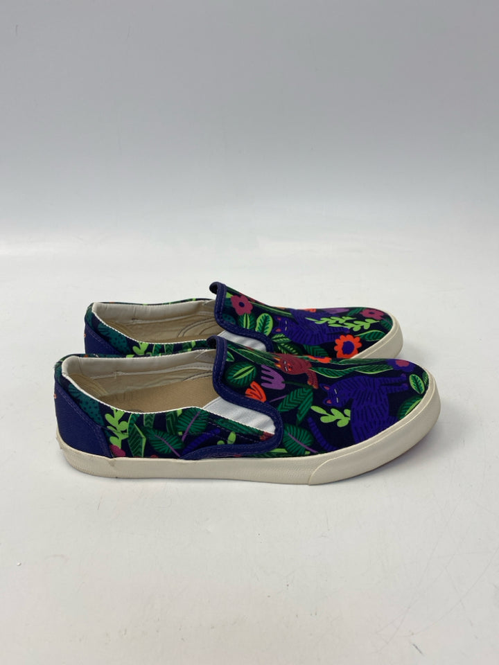 Inkkas  Size 11 Navy Multi-Color Cat(s) Sneakers
