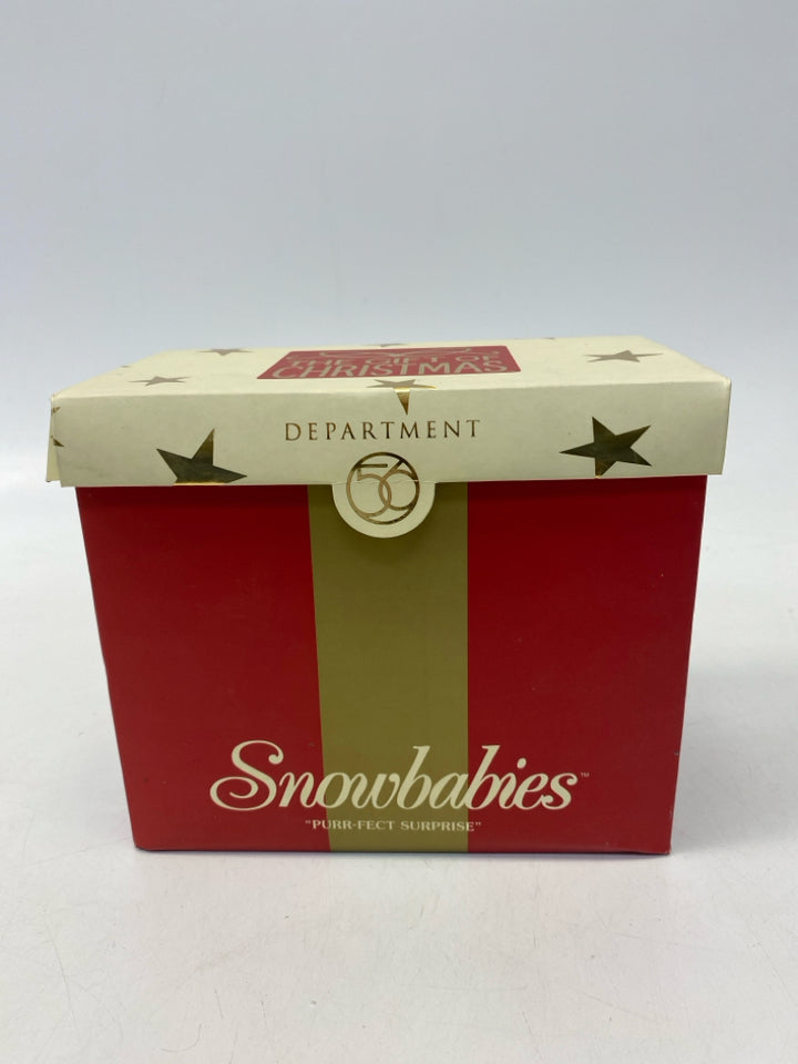 Dept. 56 Cream Snowbabies Christmas