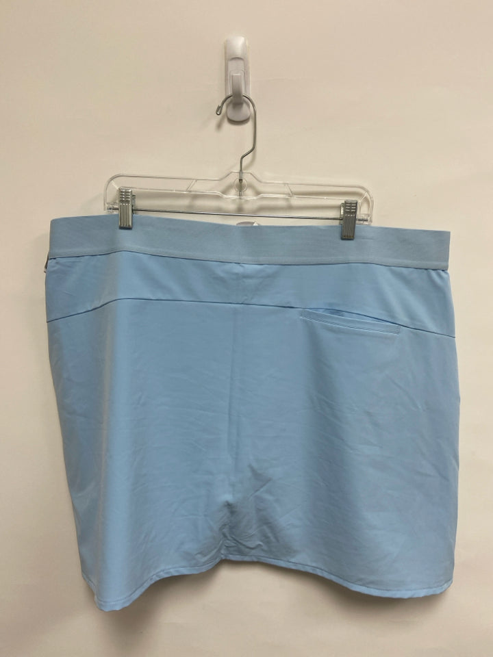 NWT Greg Norman  SIZE  XXL Powder Blue Plus Size Athletic Skort