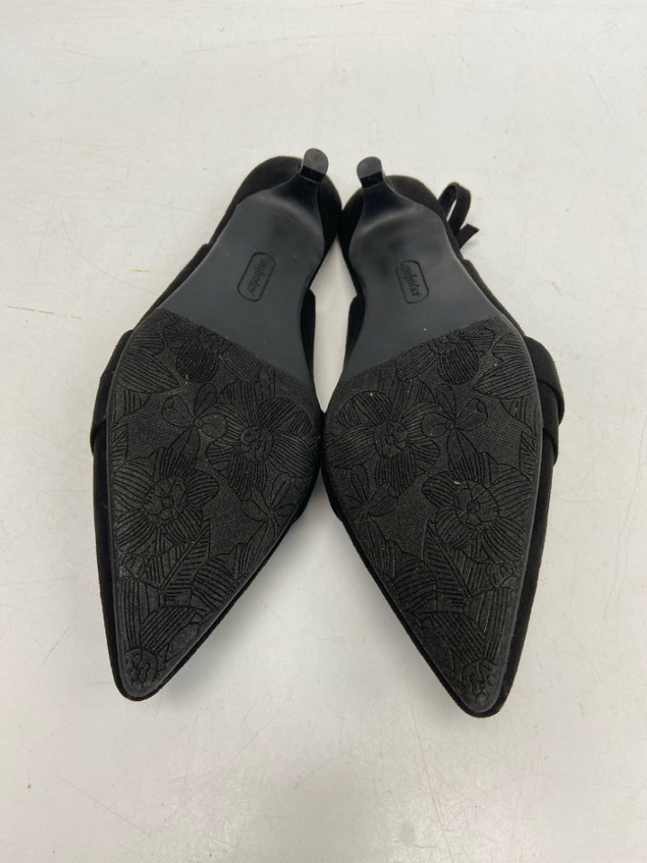 NWOT Comfortview  Size 9.5 Black Knotted Heels