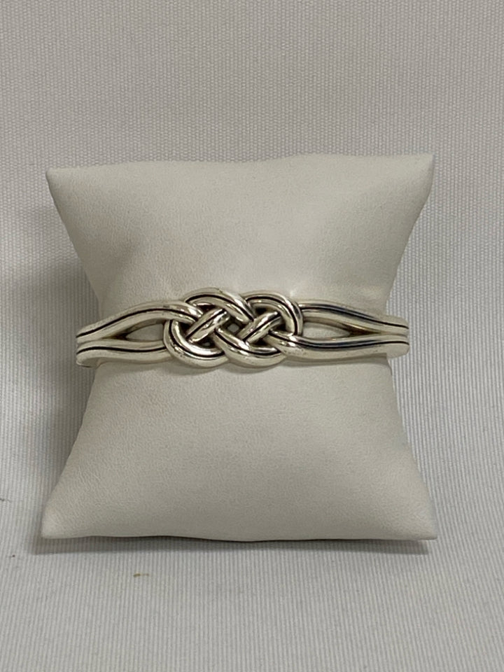 Brighton Silver Color Knot Bracelet