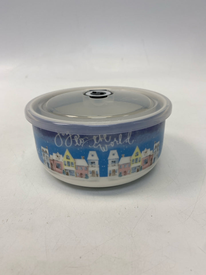 White Blue/Multi Bowl(s)