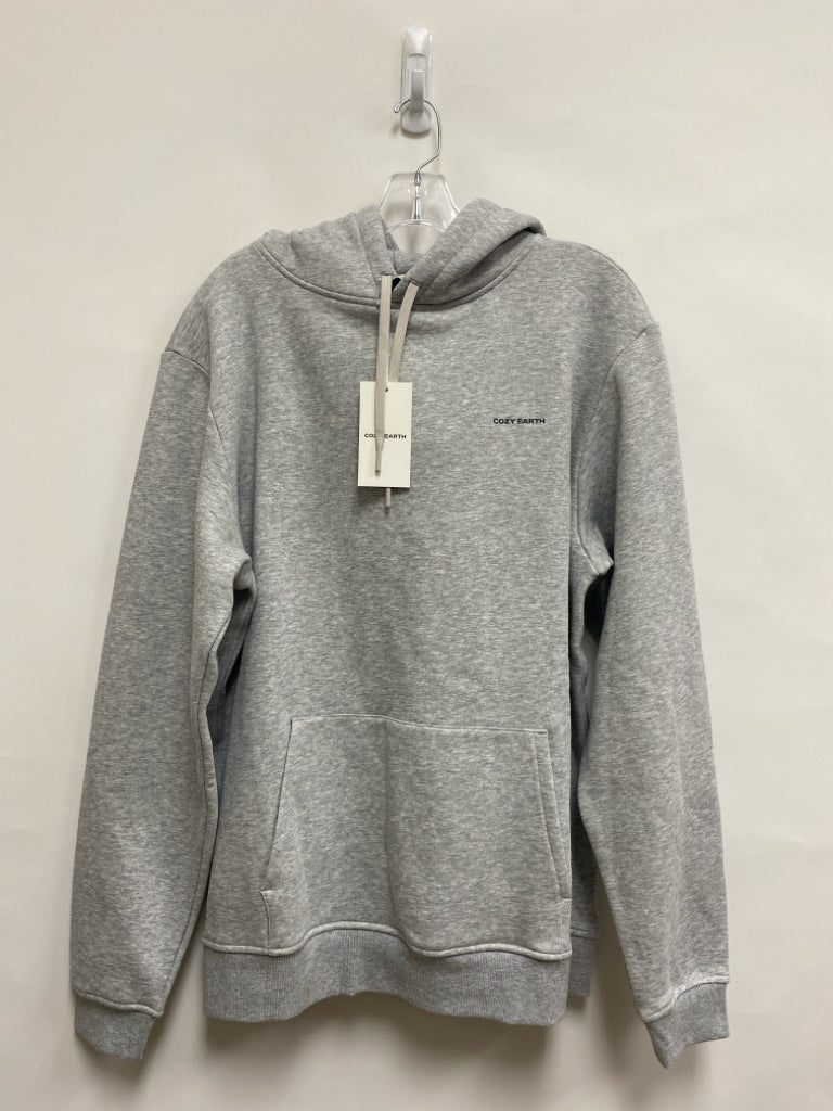 NWT COZY EARTH Size L Gray Hooded Men&