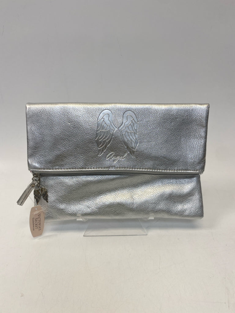 NWT Victoria Secret Silver Metallic Handbag