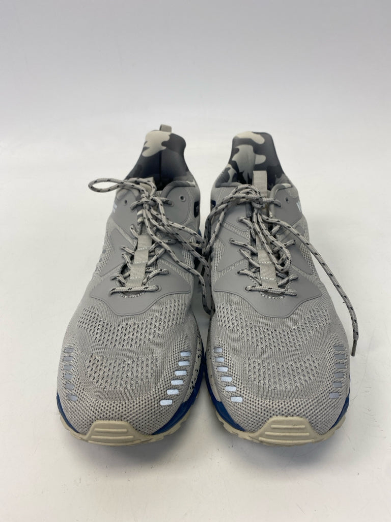 NWOT Size 12 Gray Red/White/Blue Lace-Up Men&
