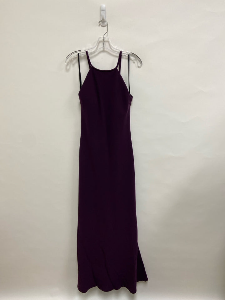 Calvin Klein Size 8 Dark Purple Sleeveless Ladies Dress
