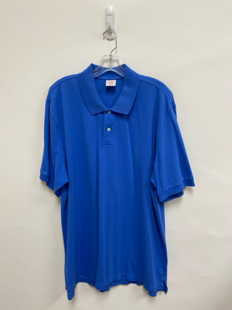 Brooks Brothers Size XXL Blue Polo Men&