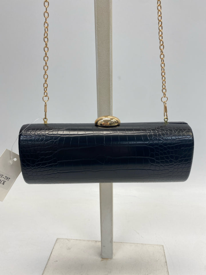 NWT Black Embossed Handbag