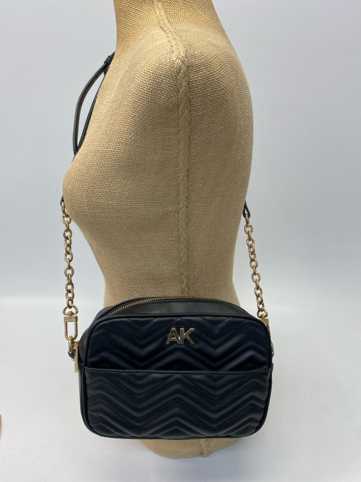 Anne Klein Black Quilted Crossbody
