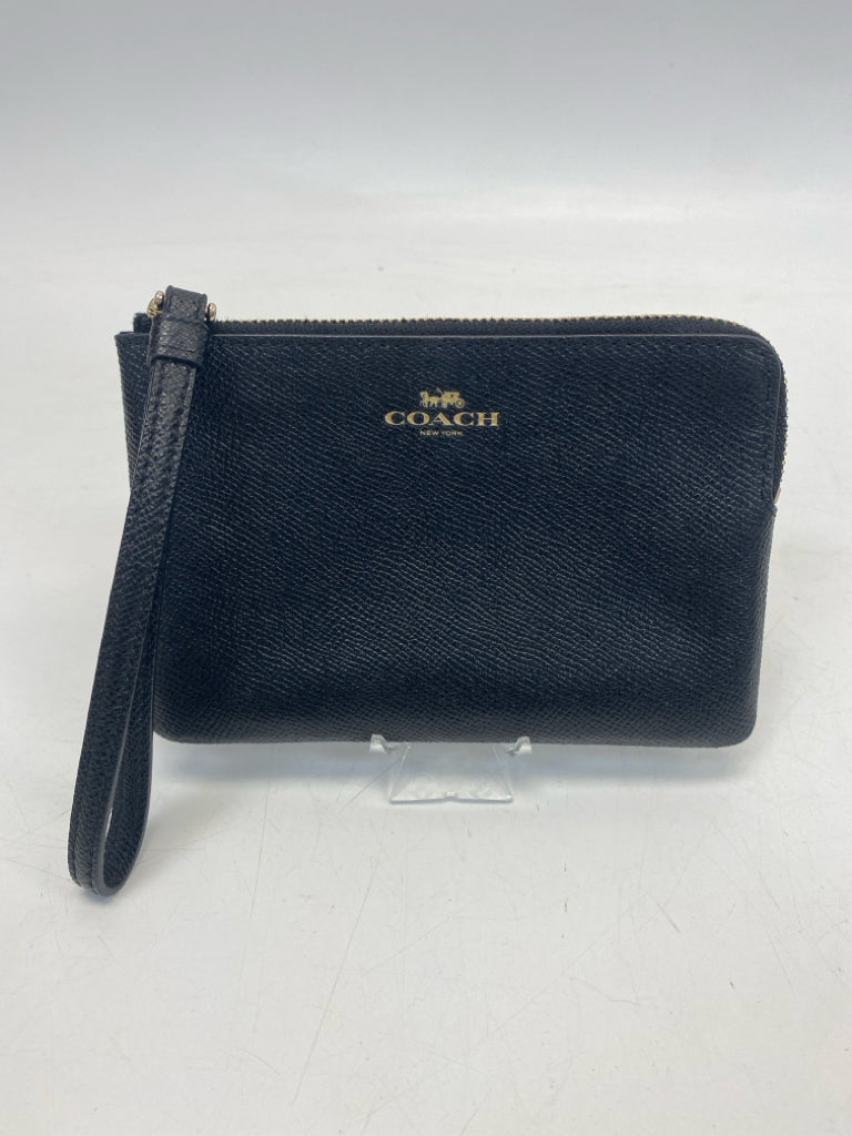 Coach Black Wristlet