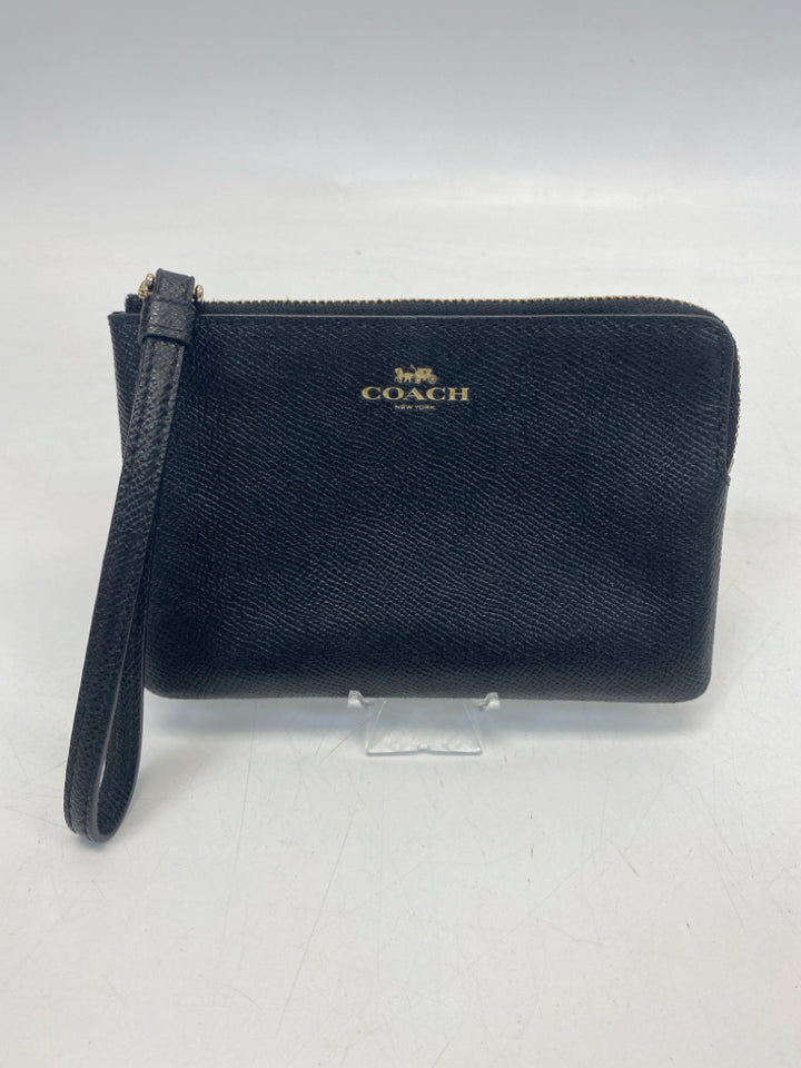 Coach Black Wristlet