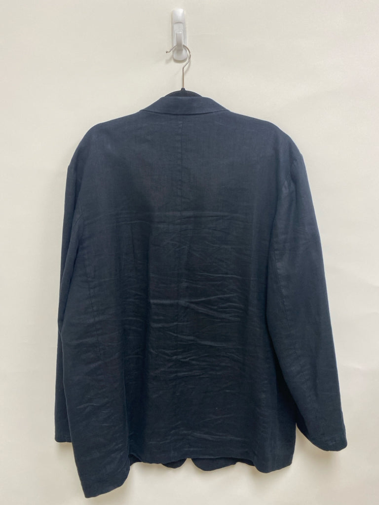 Size L Navy Linen Men&