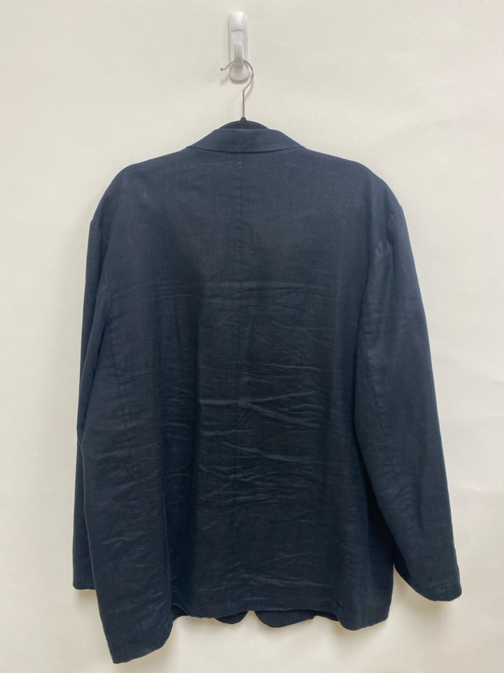 Size L Navy Linen Men&