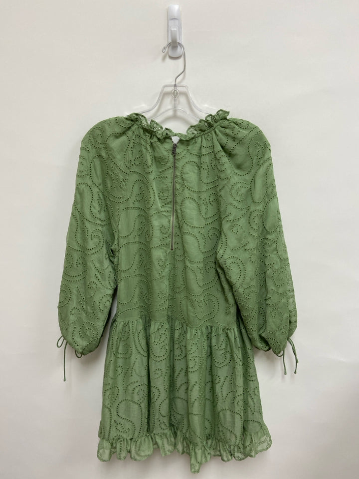 Alice + Olivia Size S Sage 3/4 Sleeve Ladies Dress