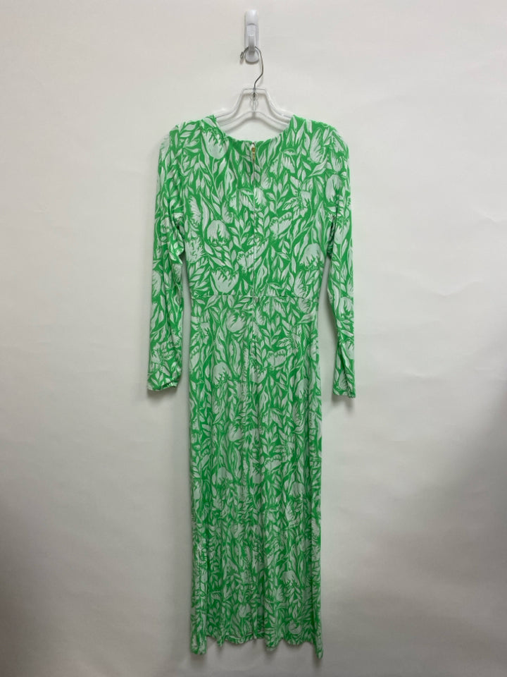 NWT LILLY PULITZER Size 6 Mint Green White Floral Maxi Ladies Dress