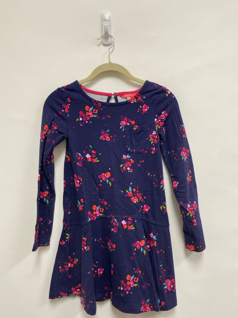JOULES SIZE 9/10 Navy Pink/Green Floral Girl&