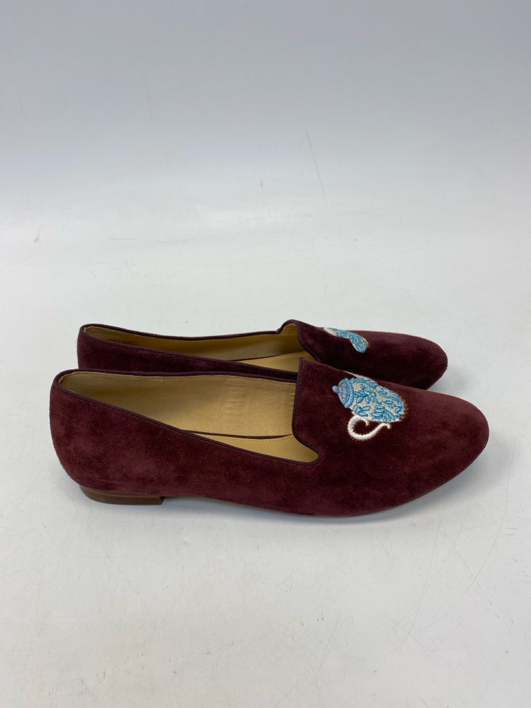Talbots US Shoe Size 7.5 Burgundy Flats
