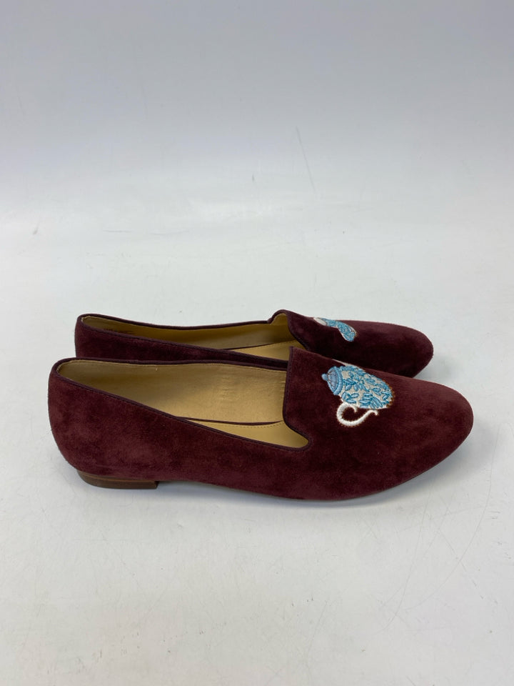 Talbots US Shoe Size 7.5 Burgundy Flats