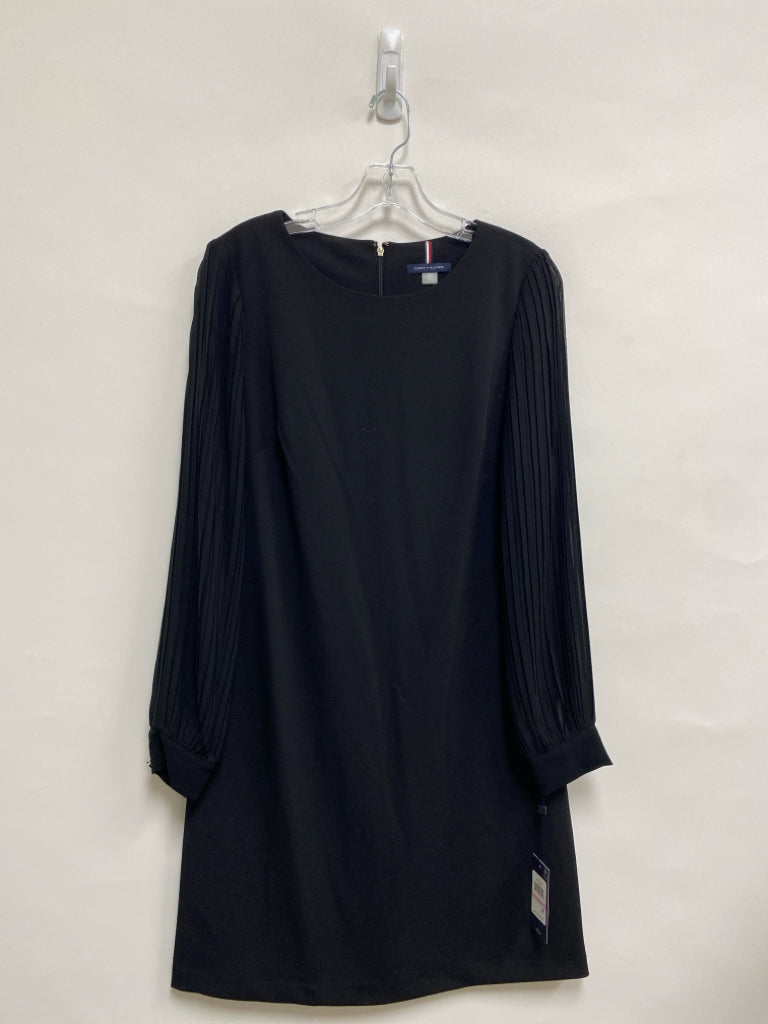 NWT Tommy Hilfiger Size 10 Black Pleated Puff Sleeve Ladies Dress