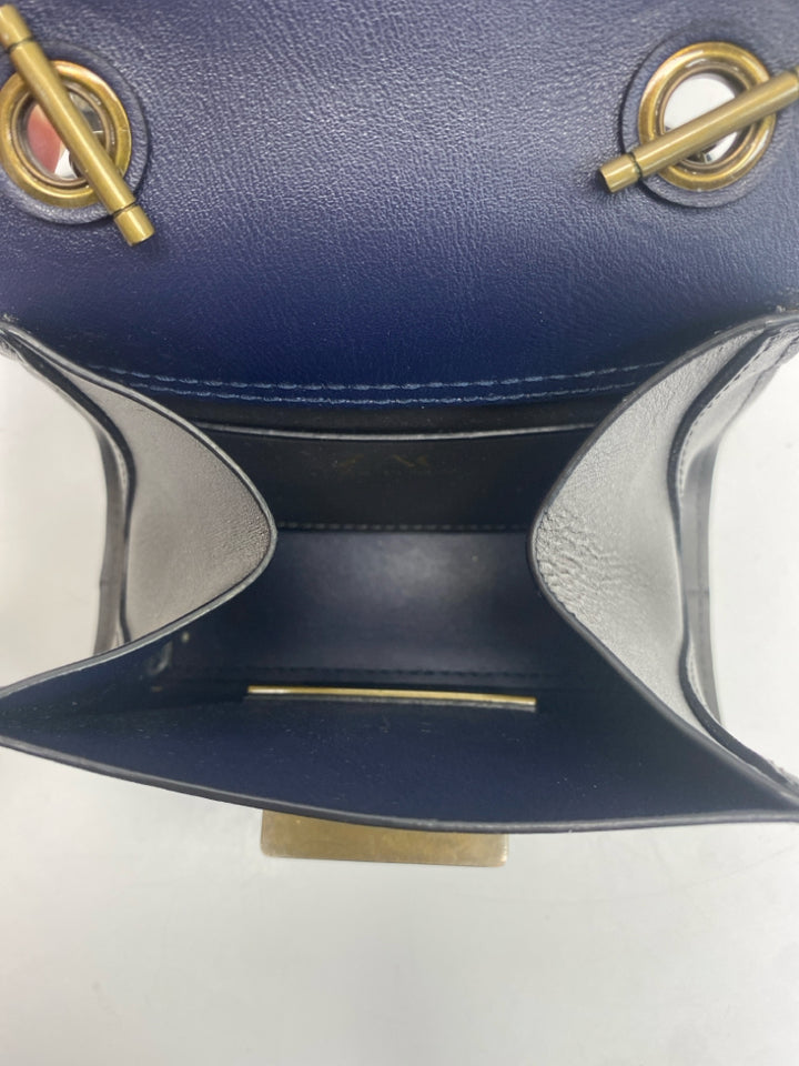 Zac Posen Gray Gold Chain(s) Crossbody