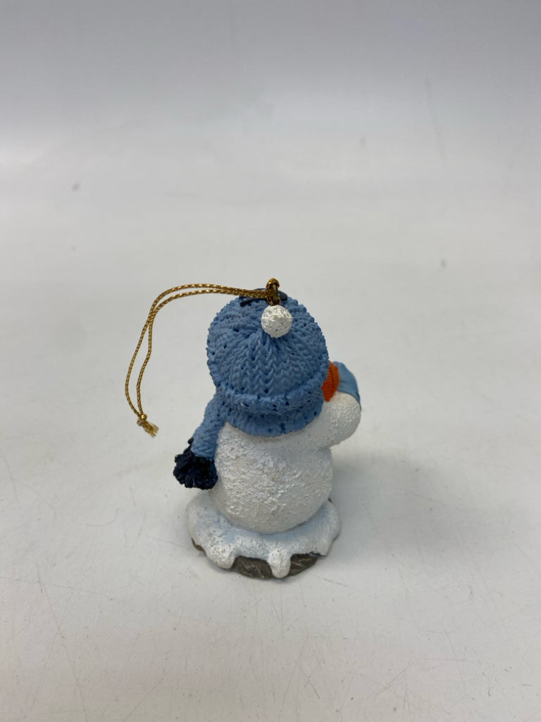 White Blue UNC Ornaments