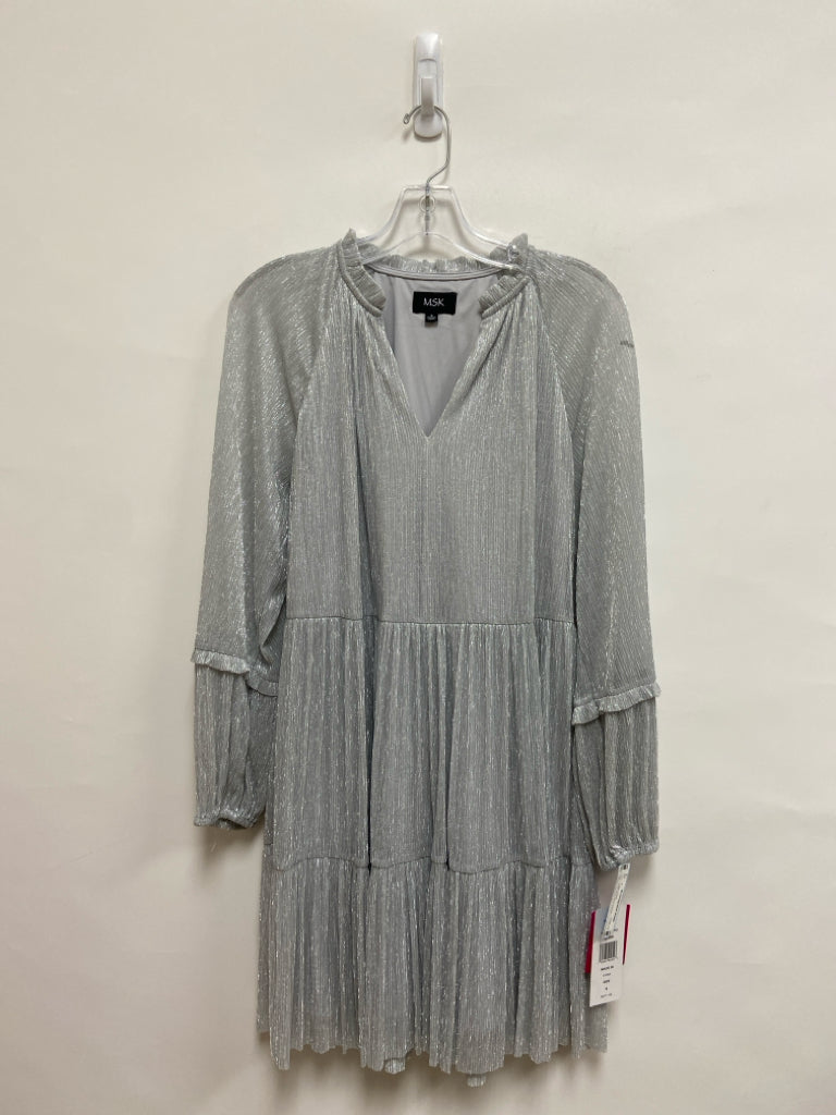 NWT MSK Size S Gray Silver Ladies Dress