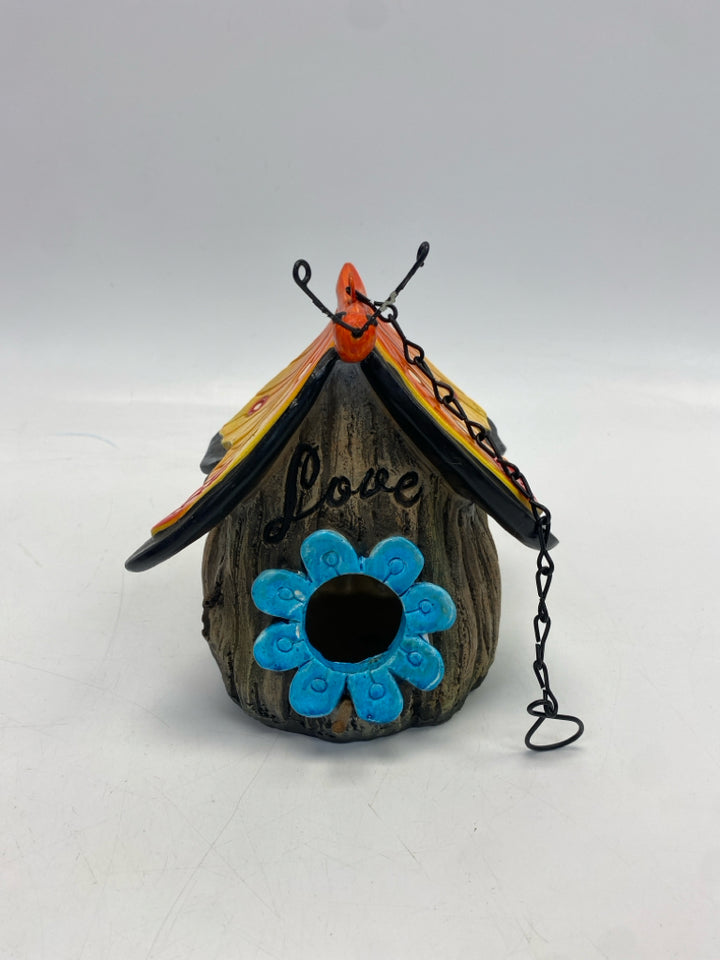 Multi Color Butterflies Birdhouse