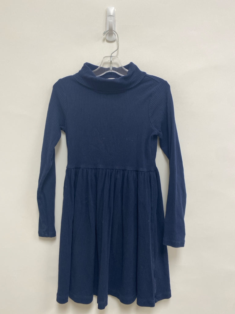 Crew Cuts SIZE 8/9 Navy Ribbed Long Sleeve Girl&