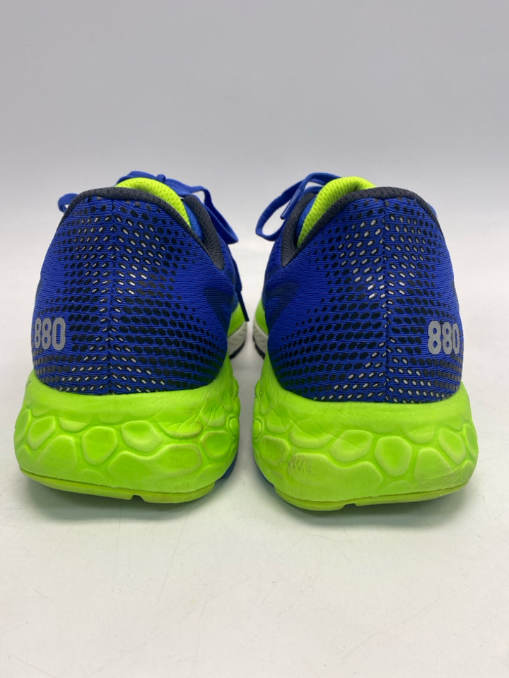 New Balance Size 13 Blue Lime Green Lace-Up Men&