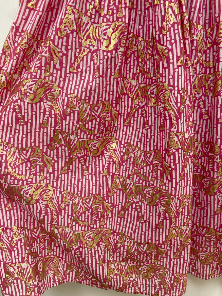Jude Connally Size XS Pink/White Stripes Sleeveless Ladies Dress