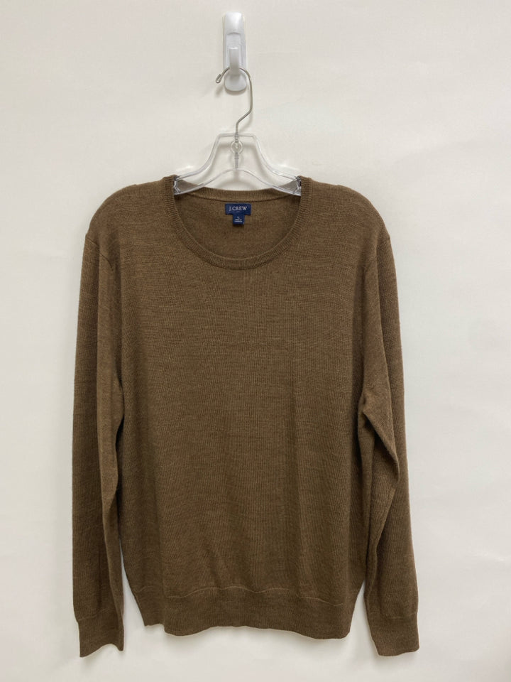 J Crew Size L Brown Wool Blend Ladies Sweater
