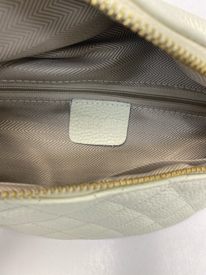 Cream Quilted Belt