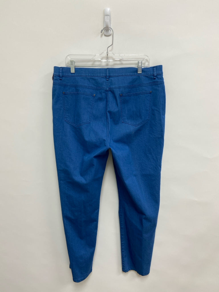 LAFAYETTE 148  SIZE  16 Blue Denim Plus Size Jeans