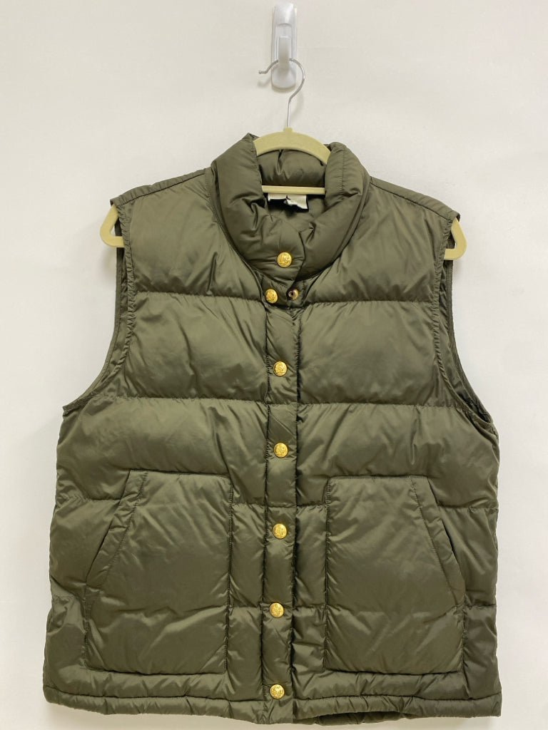 TUCKERNUCK Size M Olive Green Puffer Ladies Vest