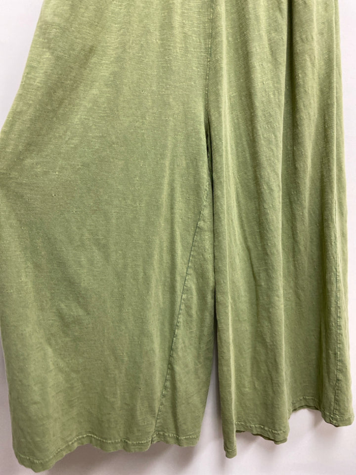 Anthropologie Size S Faded Green Sleeveless Ladies Jumpsuit