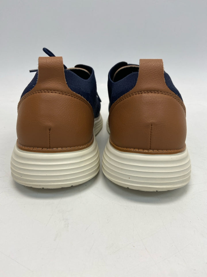 Vilocy Navy Lace-Up Knit Men&