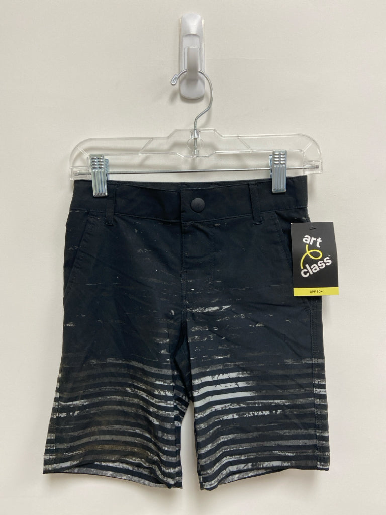 NWT Art/Class SIZE 4 Black Gray Stripes Boy&