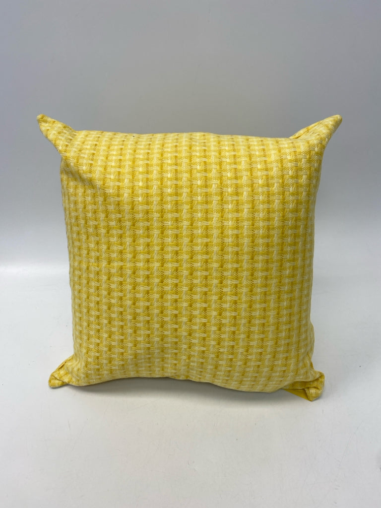 Yellow Print Pillow